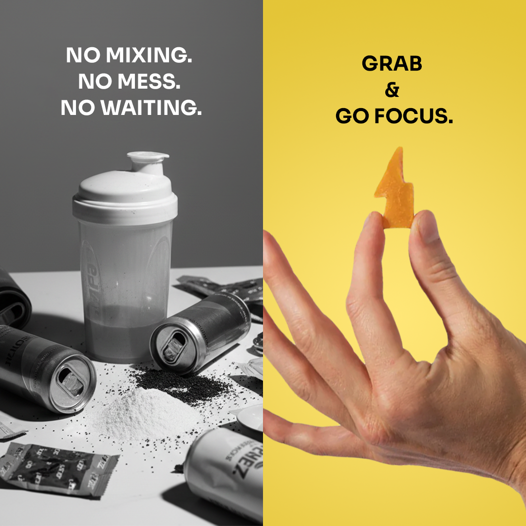 ZIPZ Gummies - Focus in 15 Minutes. Lasts for 6 Hours.